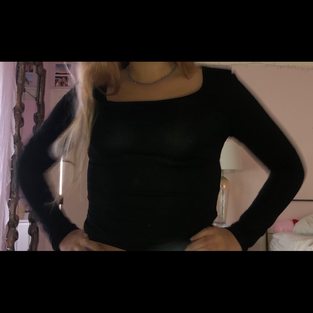 Basic black tee
